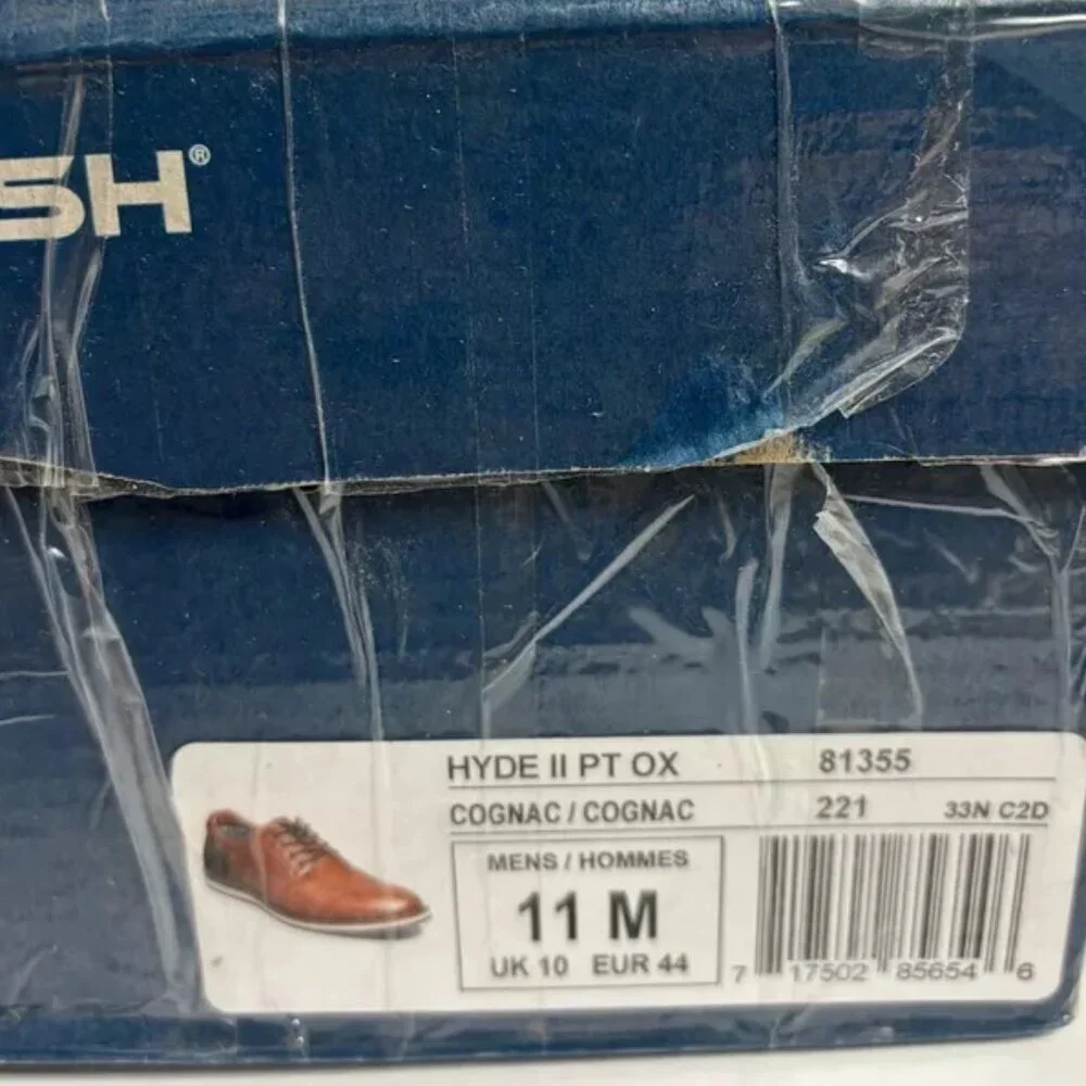 Nunn Bush Men’s Hyde II Plain Toe Oxford Brown, Size 11 M